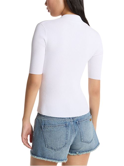 Polo stringata in viscosa Michael Kors | MS661FZ5ZV100